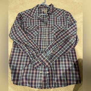 Wangler Western long sleeve Shirt Size Large